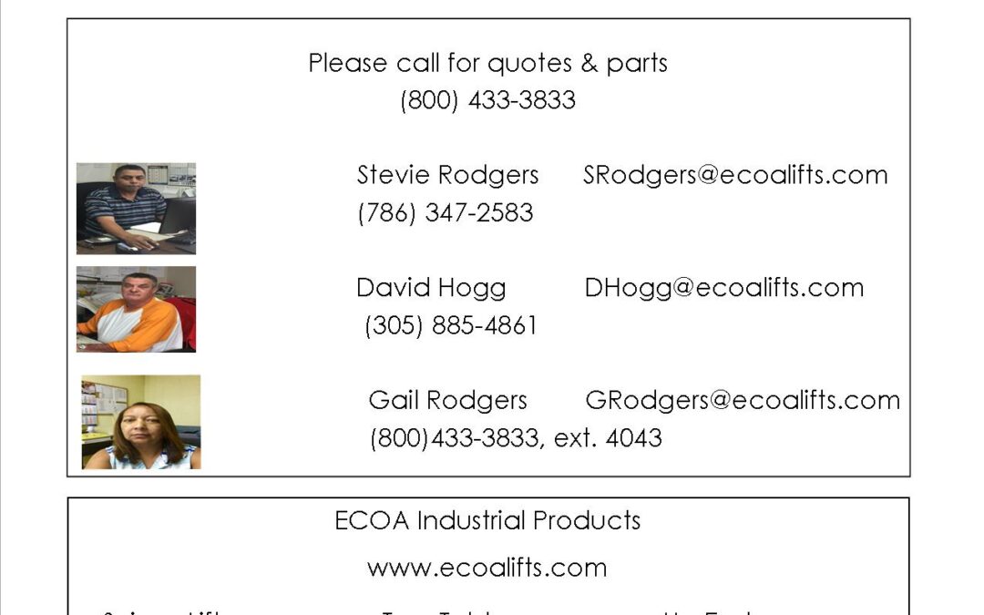 ECOA Contacts:  Meet Our Friendly Representatives